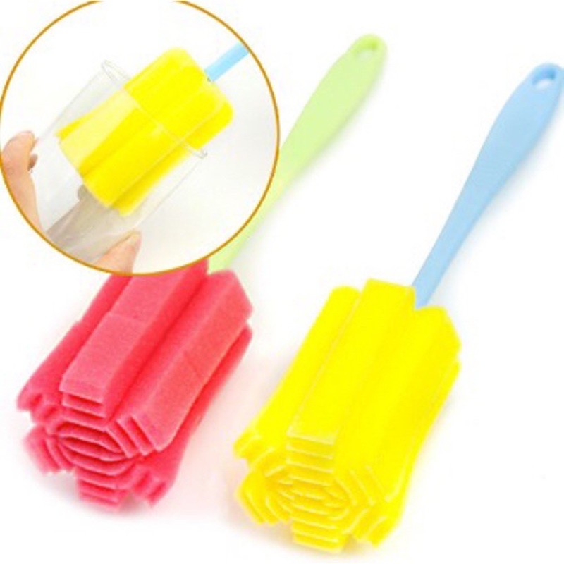 DK Sponge Brush / Sikat Botol Gelas Busa Murah / Cleaner Glass