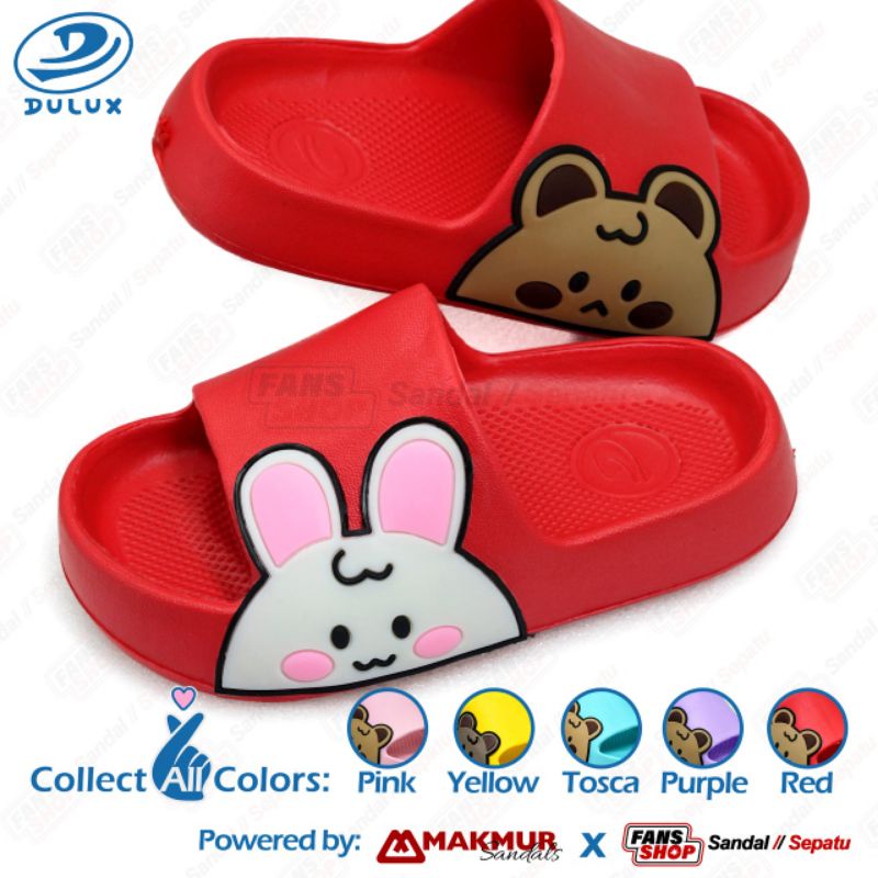 Sandal slop bunny terbaru ukuran 24-29