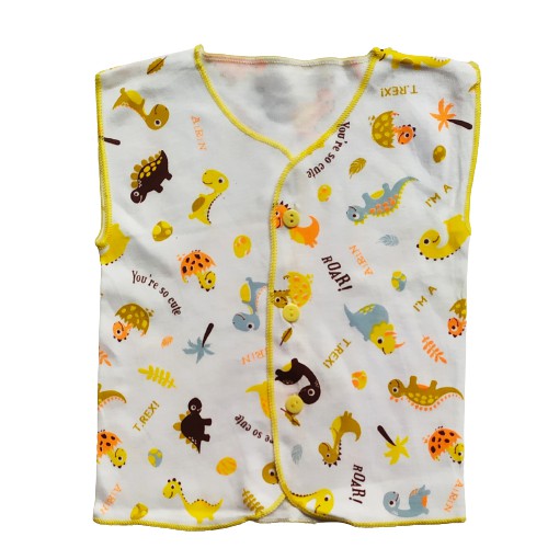 3 Pcs Baju bayi nb Motif   atasan bayi tanpa lengan  baju bayi lekbong  Baju bayi 0-6 bulan