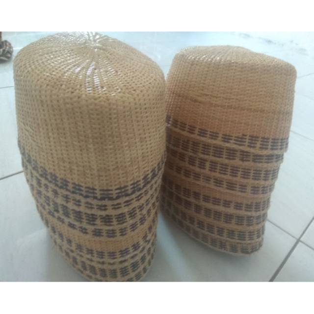 peci murah songkok murah kopiah sovenir murah kerajinan kulit rotan khas Kalimantan Selatan