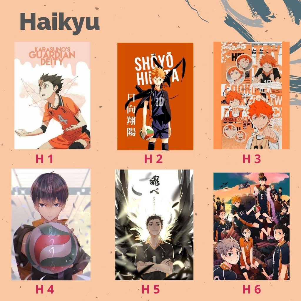 POSTER ANIME #1 (12 Free 1) - ART PAPER TEBAL - POSTER DINDING-7