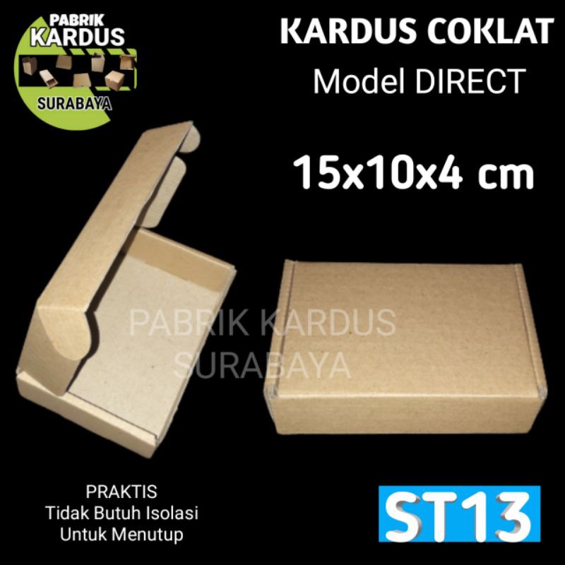

KOTAK ST-13 COKLAT POLOS KARDUS ST 13 KARTON BOX HP AKSESORIS SOUVENIR