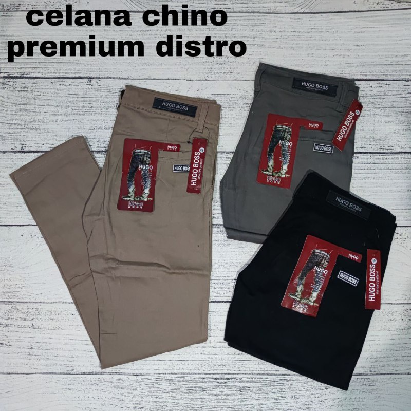 Celana Chinos Panjang Pria Reguler Fit Celana Distro Premium Size 28-38