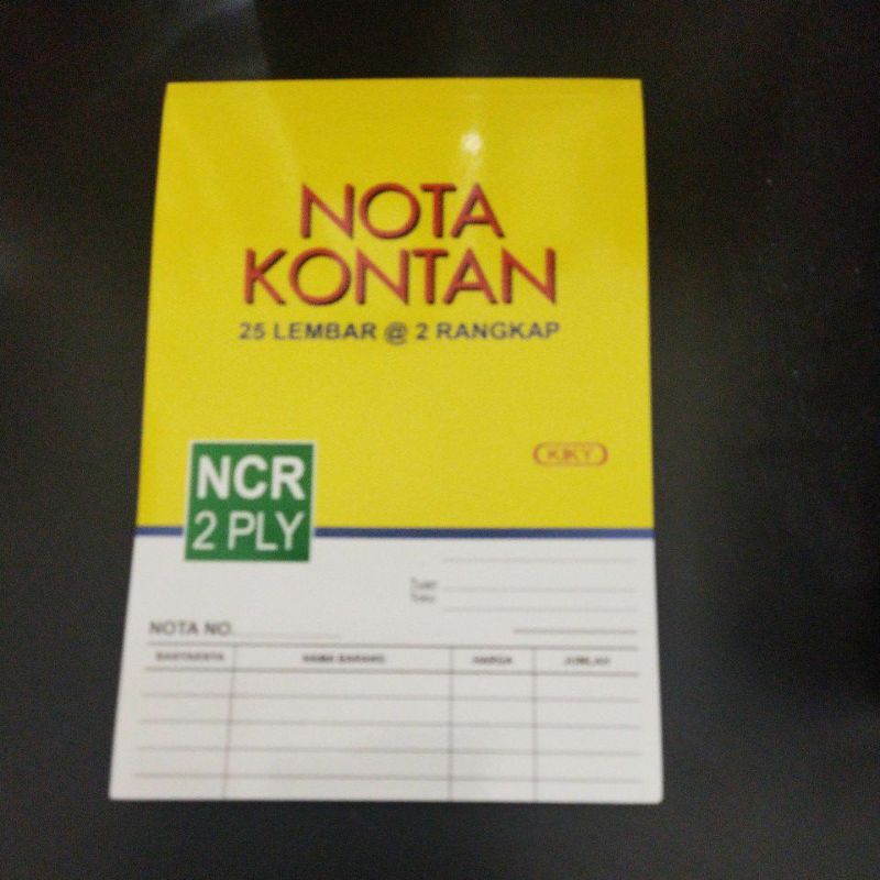 

NOTA KONTAN 2 Ply besar 160mmx210mm