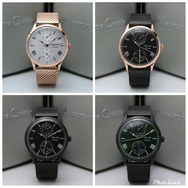 Jam Tangan Pria Alexandre Christie 6436 Rantai