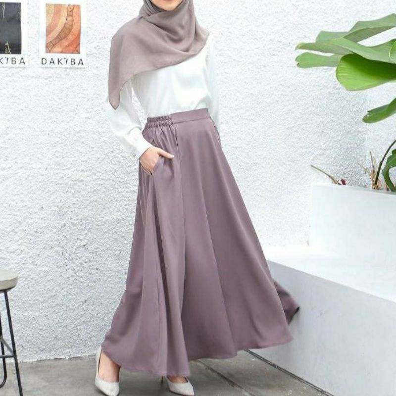 Bawahan Wanita Rok Circle Skirt // Bisa COD