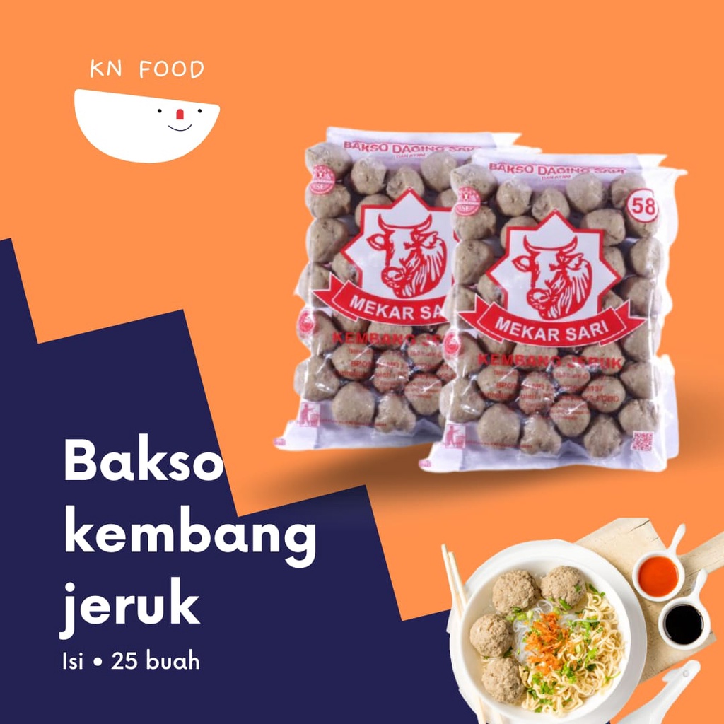 

Bakso Sapi Kembang Jeruk 25 pc.