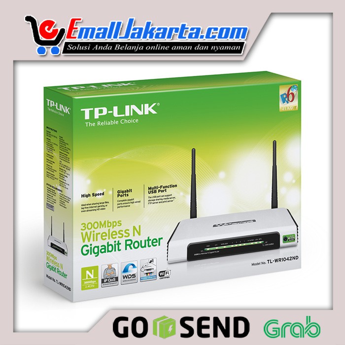 TP-Link 300Mbps Wireless N Gigabit Router TL-WR1042ND