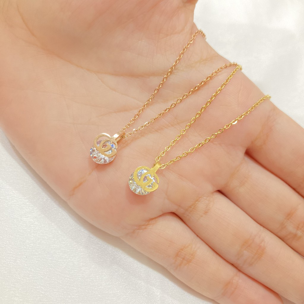 Kalung Anak Titanium Anti Karat Aksesoris Fashion Anak Perempuan Cantik