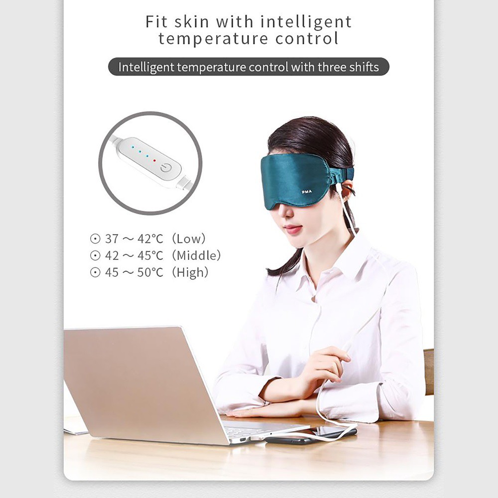 XIAOMI PMA E10 - Graphene Heating Silk Eyemask Therapy Eye Massager - Alat Terapi Mata Lelah
