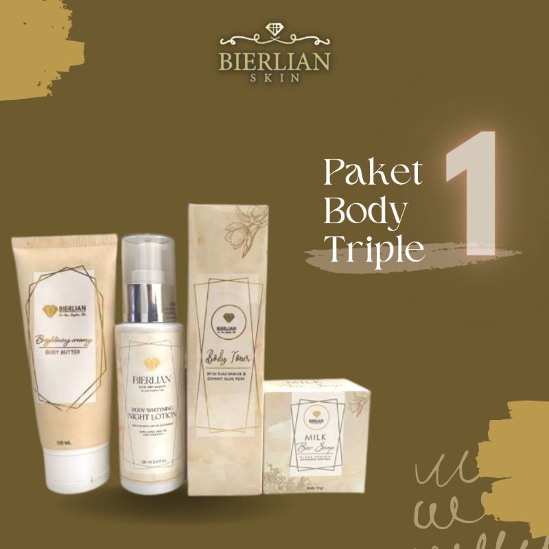 BODY BRIGHTENING BIERLIAN // BODY TRIPLE BPOM BIERLIAN