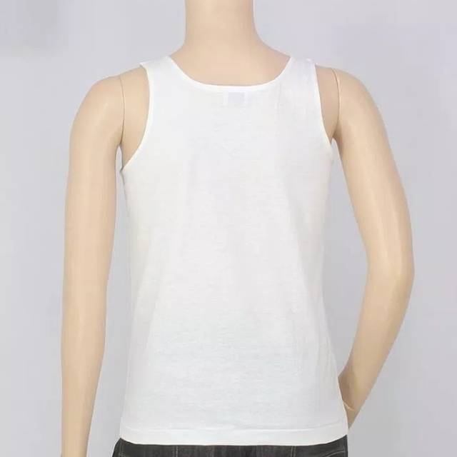 kaos  Singlet pria  swan ada tulisan SH bahan catton