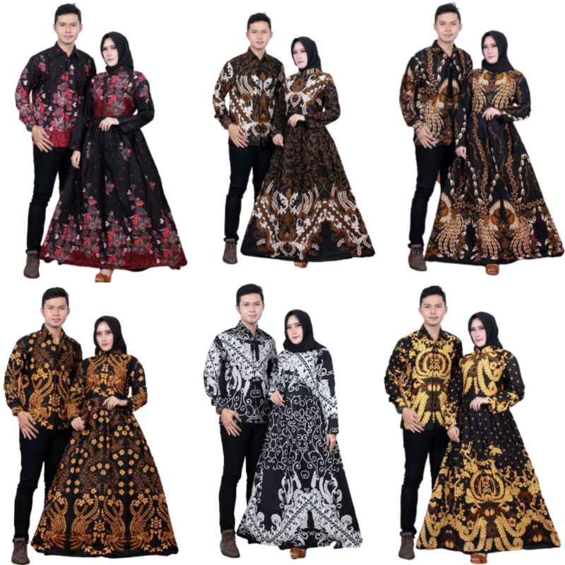 Maura Couple - Sania Ruffle Batik Couple ori Ndoro jowi DNT Garansi Termurah Shopee