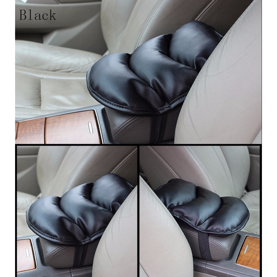 Armrest Arm Rest Mobil Console Box Bantal Mobil Universal - Black