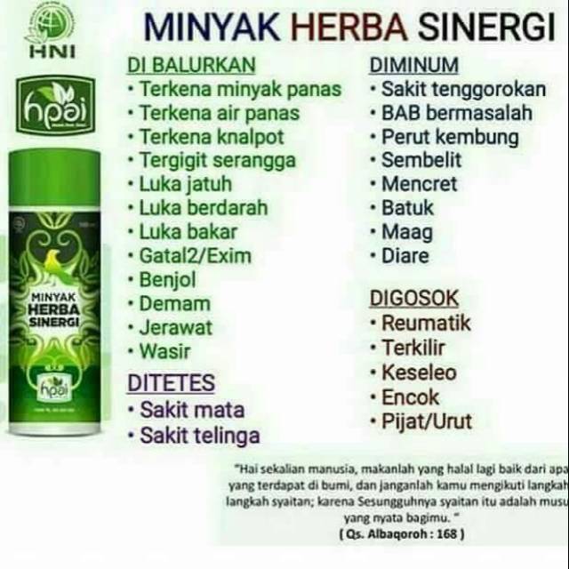 

Minyak herba sinergi
