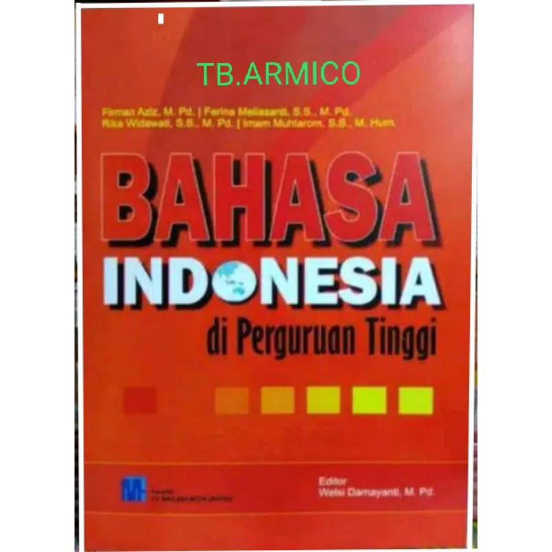 TERLARIS! BUKU BAHASA INDONESIA DI PERGURUAN TINGGI : by Firman Aziz