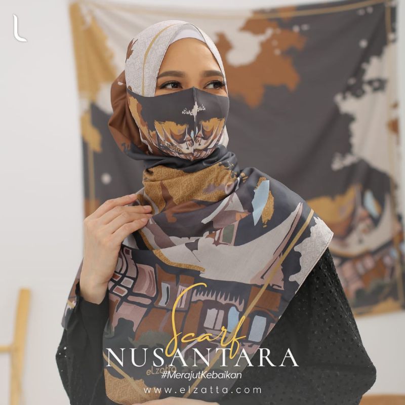 KANARA GADANIA / SCARF ELZATTA PREMIUM / KERUDUNG ELZATTA