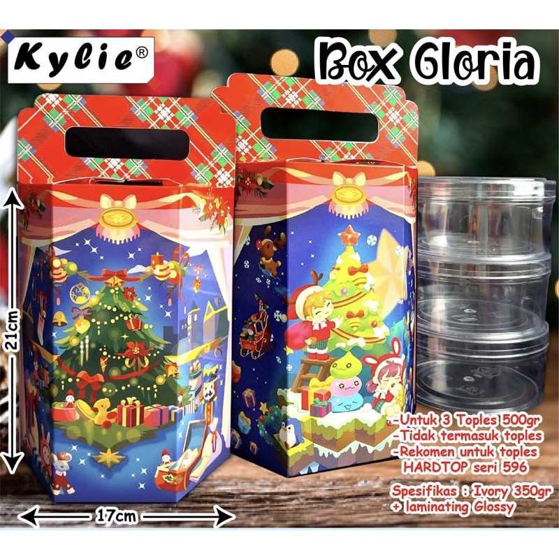 box 3 toples kue kering hampers natal cookies 3 toples 500 gram