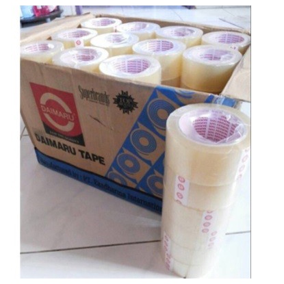 

Murah Lakban Opp Coklat Bening Daimaru 2 Inch X 90 Yard / Tape Isolasi Limited
