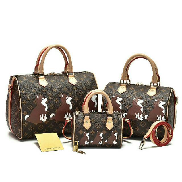 READY  Lv Speedy Akita Monogram Semi Premium Authentic