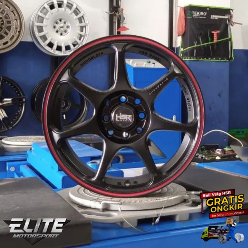 Velg Standar Mobil Sirion Swift Vios Brio Ring 16 Lubang 4 Velg Racing HSR