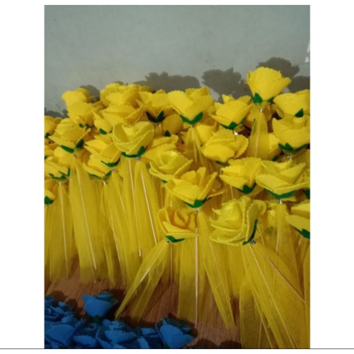 ready tempat telur aqiqah dan tasyakuran model bunga tile