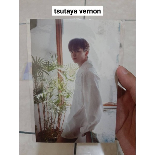 Pc photocard tsutaya vernon happy ending seventeen