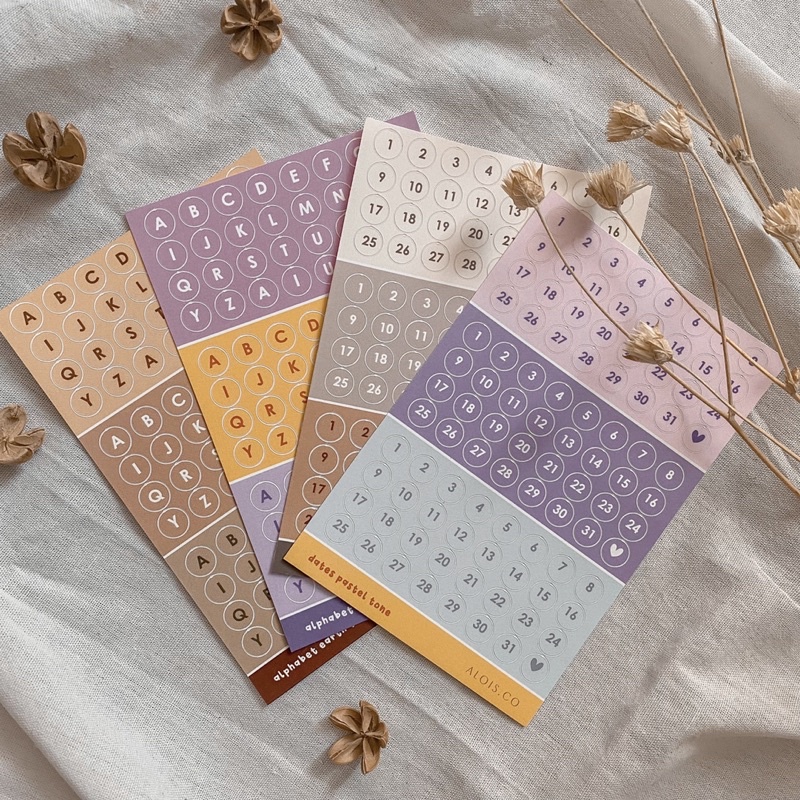 

ALPHABET/DATE STICKER BUNDLE