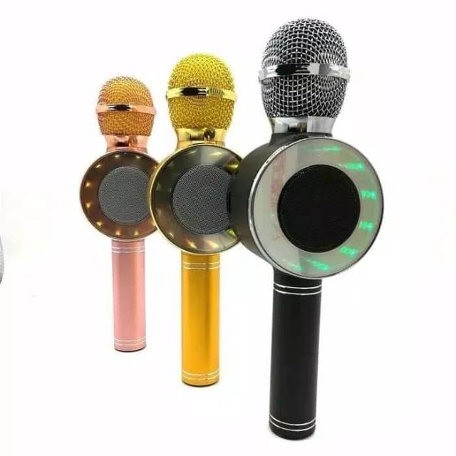 MIC Karaoke WIRELESS Bluetooth WSTER WS 668 SMULE KARAOKE