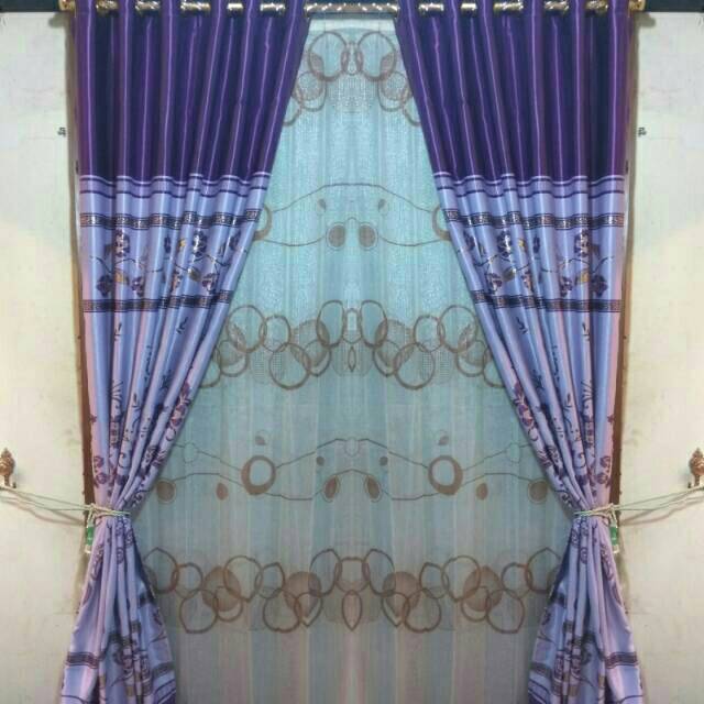 Hordeng MURAH MEWAH ELEGANT PURPLE