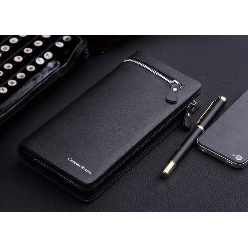 BEST SELLER Dompet Pria Eksklusif Model Panjang Mens Wallet Import Curewe Kerien