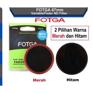 FOTGA Variable ND Filter Diameter Lensa 67mm Slim Fader ND2 To ND400