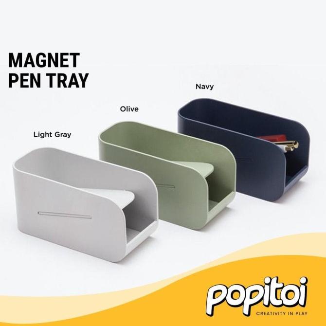 

Pen Holder Magnet Rak Mini Desk Tempat Pensil Pulpen Alat Tulis Meja MURMER