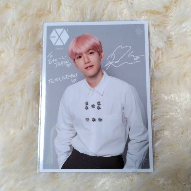 (BOOKED) EXO BAEKHYUN PHOTOCARD PC EXPLORATION JAPAN