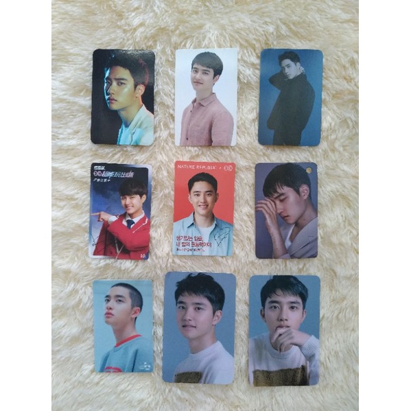 EXO D.O. KYUNGSOO PHOTOCARD PC KFC NATREP FLO CASHBEE EXORDIUM