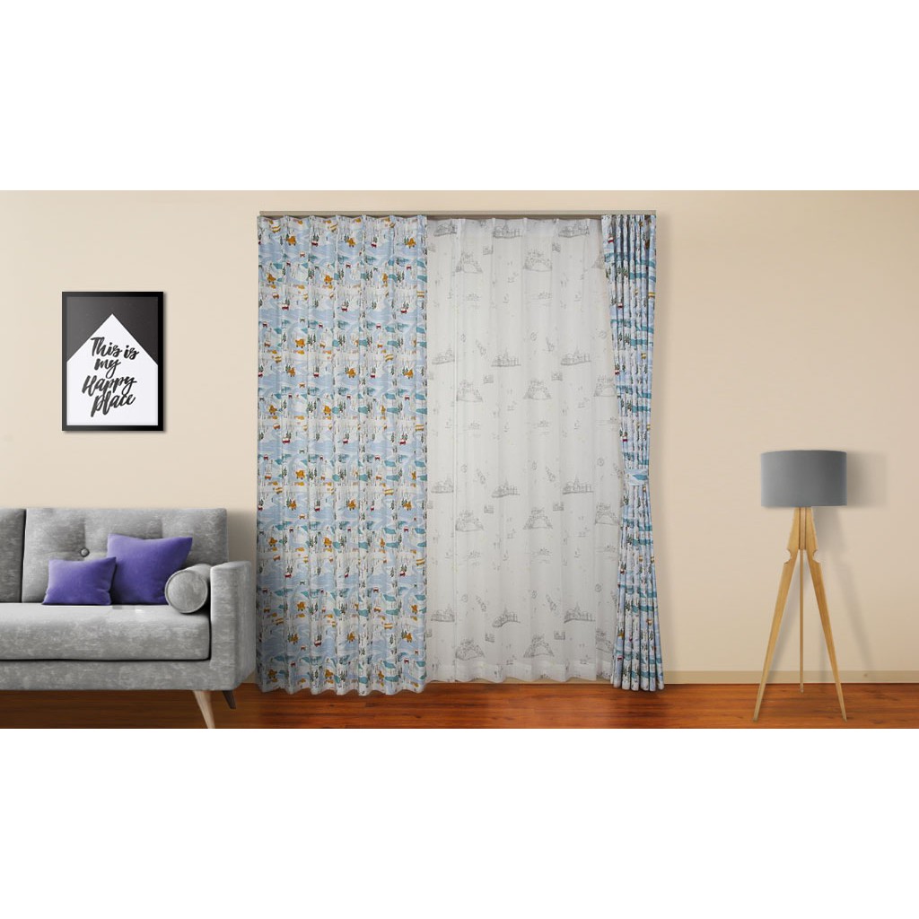 GLOW IN THE DARK karakter Import Tirai/Korden/Gorden/Hordeng [D4185]