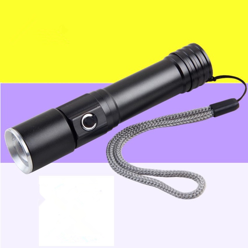 Senter LED Survival Outdoor Kit Mini Waterproof Magnetic - Hitam