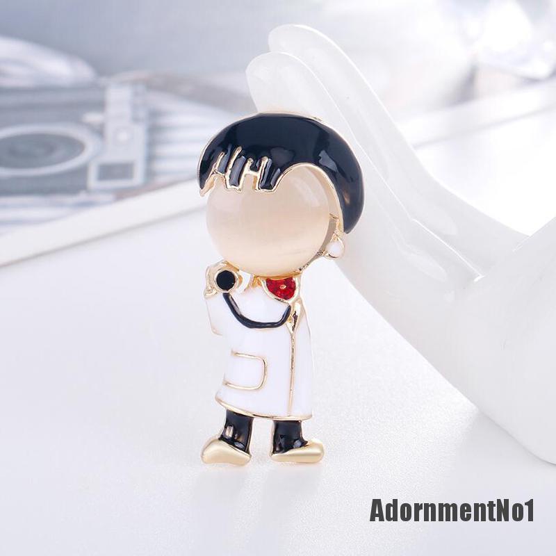 (Adornmentno1) Bros Pin Enamel Desain Rumah Sakit / Dokter / Suster
