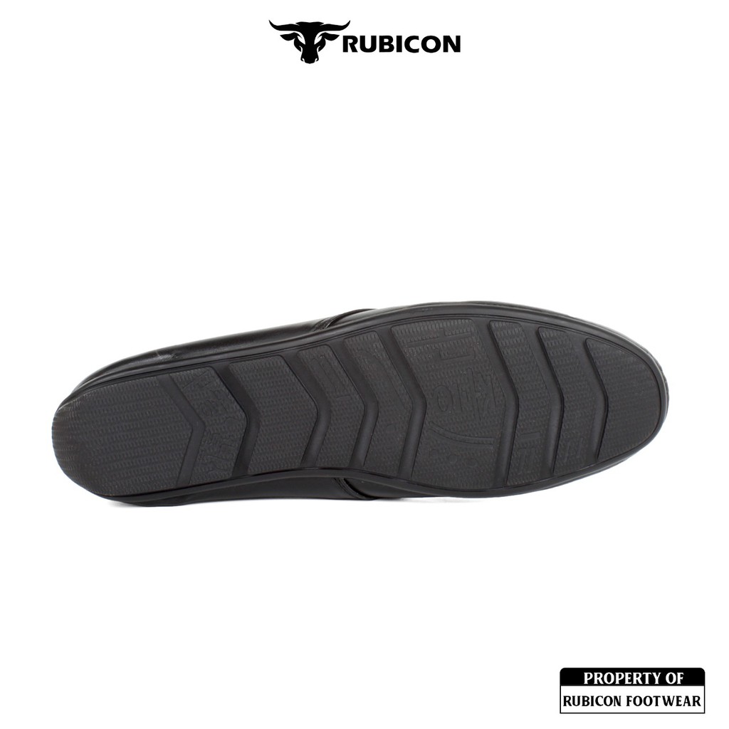 SEPATU PRIA CASUAL SEPATU LEBARAN PRIA SANTAI TALI RUBICON YOJO HITAM