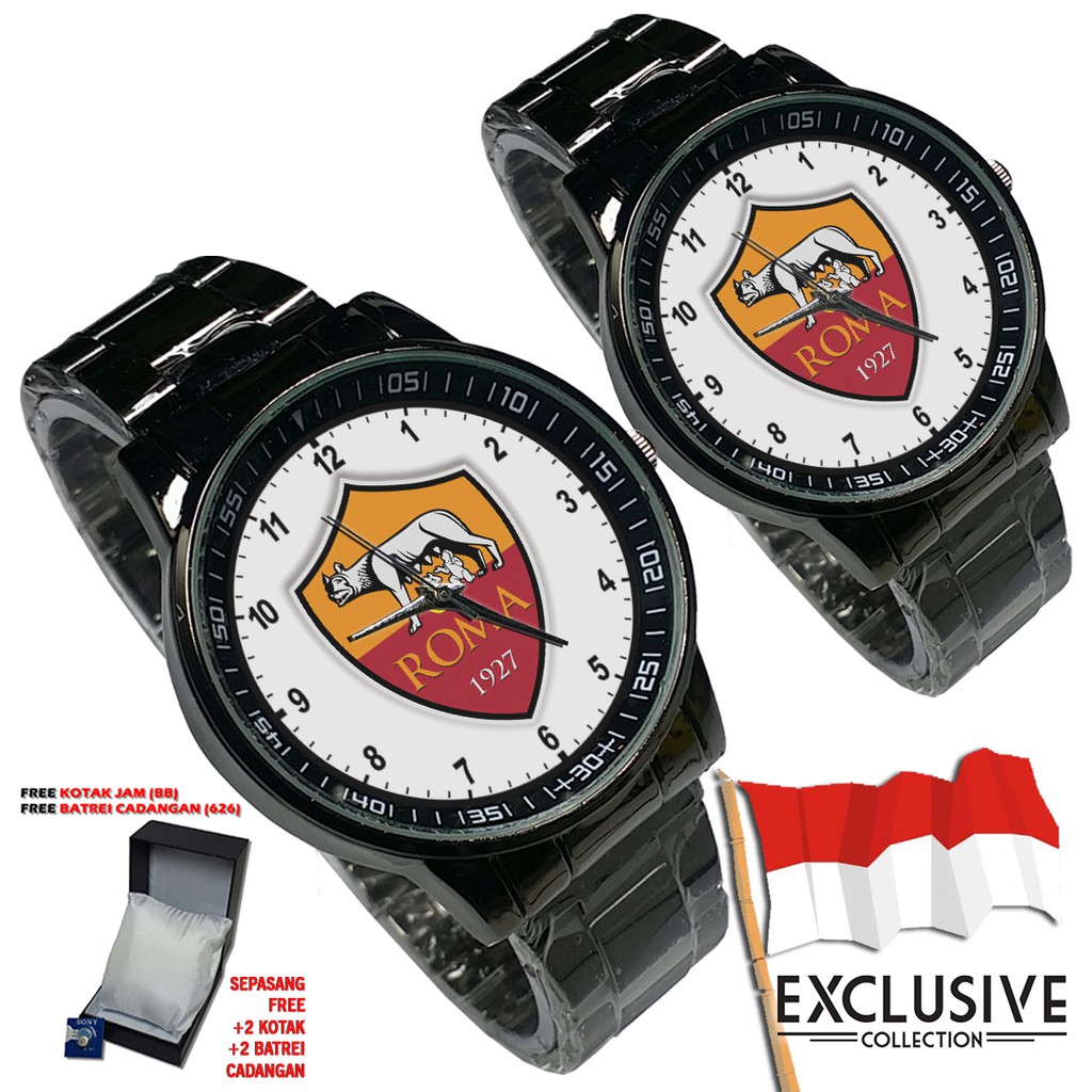 JAM TANGAN AS ROMA 1 COUPLE