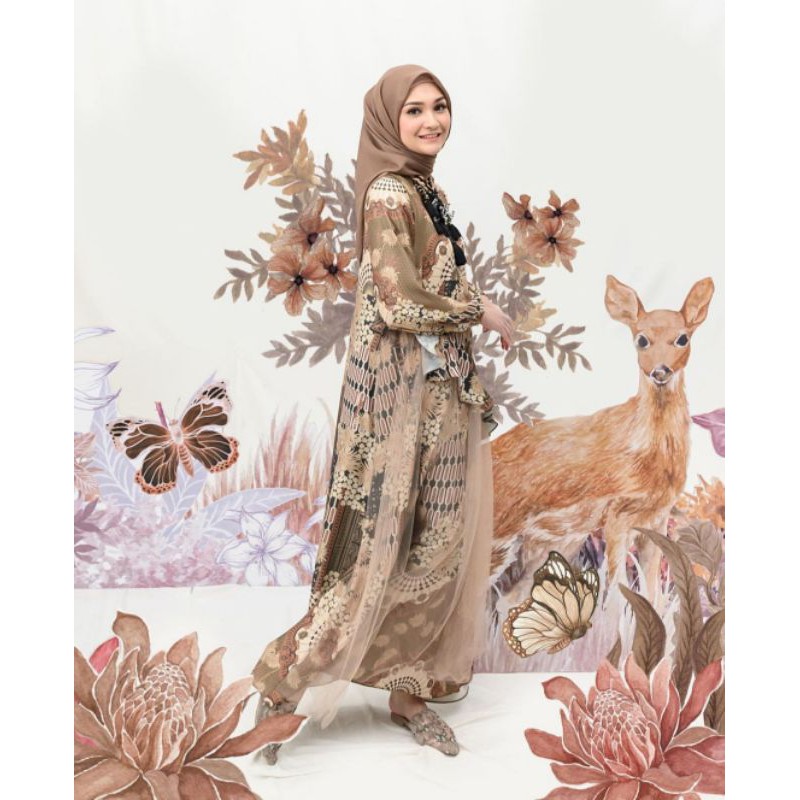 open jastip melody dress by wearing klamby