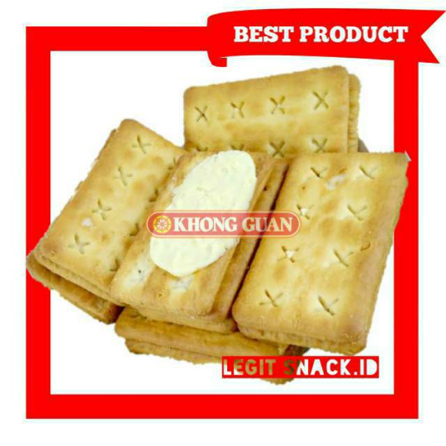 

Biskuit Lemon Khong Guan / Waffer Lemon Biscuits Puff Crackers 40 Pcs