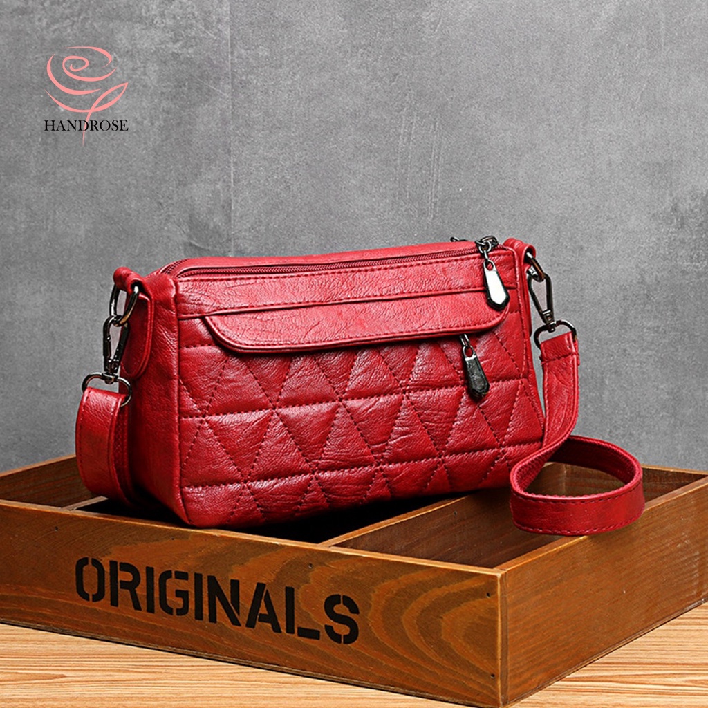 Handrose - Tas Wanita Terbaru / Tas Selempang Wanita / Tas Slempang Korea / Slingbag Wanita PU Leather HR 039