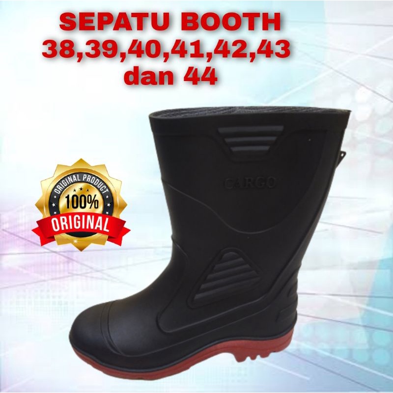 Sepatu Boots Pendek Hitam / Sepatu Boots Hitam / Sepatu Boots / Sepatu - Hitam