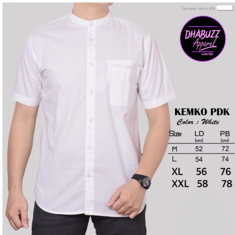 BAJU KEMEJA KOKO KEMKO PRIA LENGAN PENDEK FULL KANCING KERAH SANGHAI ORIGINAL AGERA TERBARU