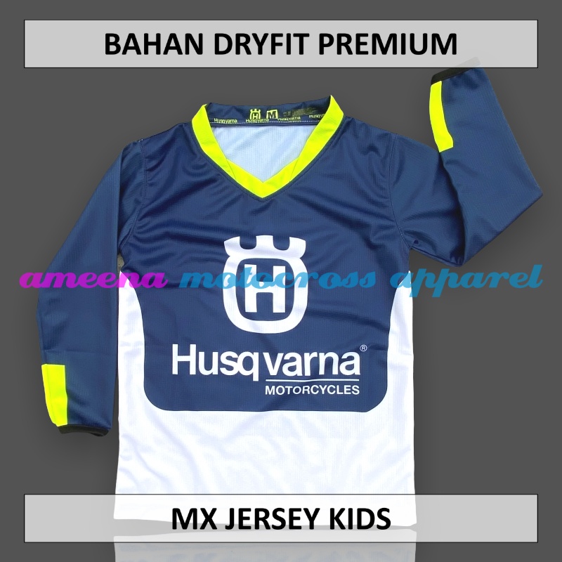 Jersey Cross Anak - Jersey Trail Anak - Jersey Premium Dryfit - Jersey Motocross - Jersey Trabas Anak - Jersey Adventure - HQ001