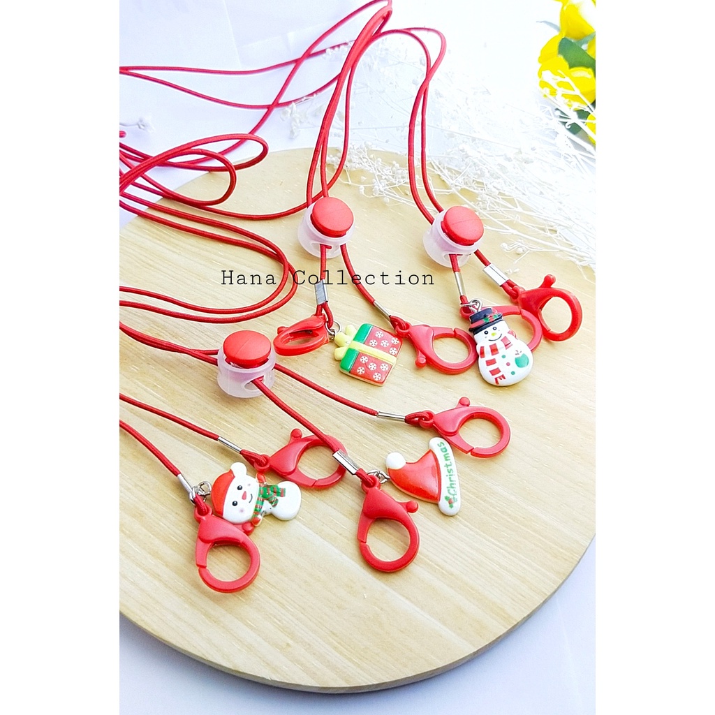 Strap Mask kalung Masker Christmas-Natal