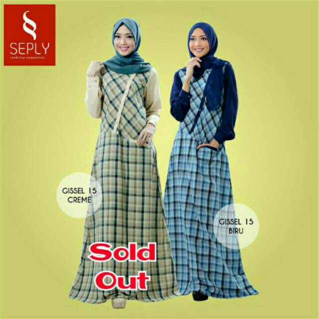 Gamis Seply Gisel Navy