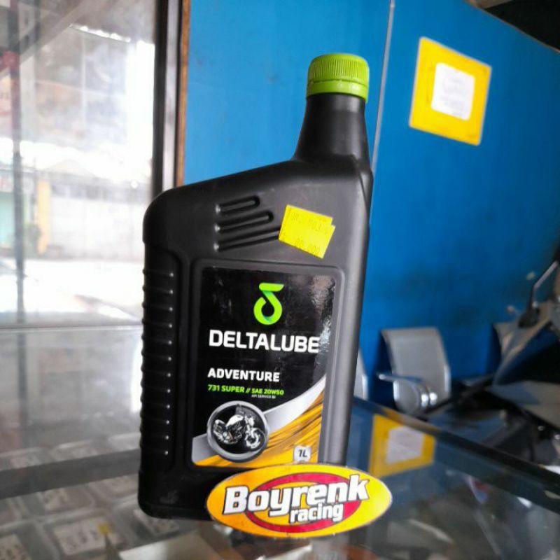 OLI MESIN MOTOR BEBEK SPORT DELTALUBE ADVENTURE SAE 20W50 1L