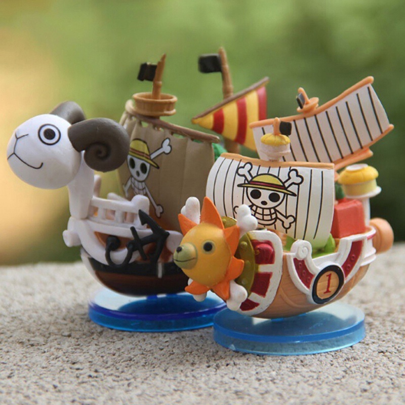 &lt; E2id &amp; &gt; 1Pc Mainan Action Figure One Piece Going Merry Thousand Sunny